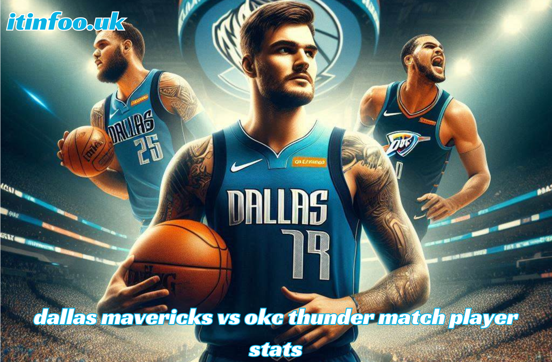 dallas mavericks vs okc thunder match player stats