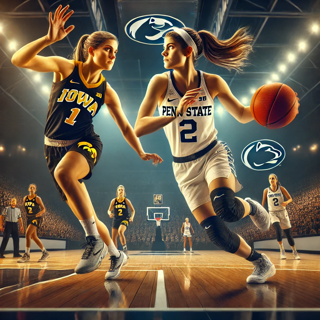 Penn State women's basketball vs Iowa Hawkeyes women's basketball match player stats