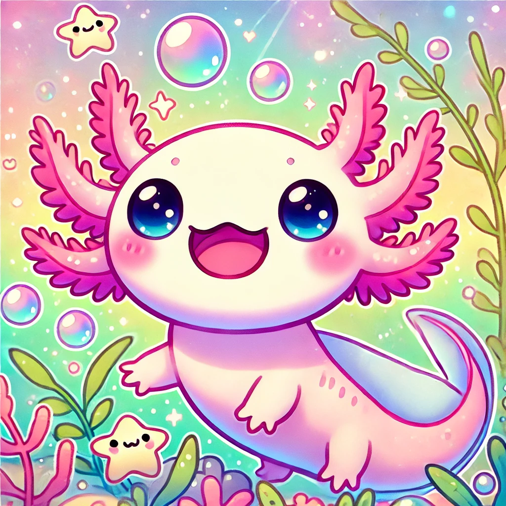 Kawaii:dyf8c8wezxm= Axolotl