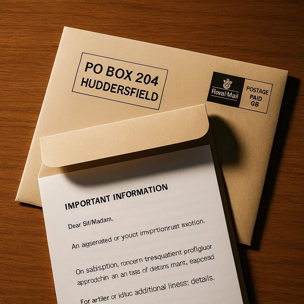 PO Box 204 Huddersfield