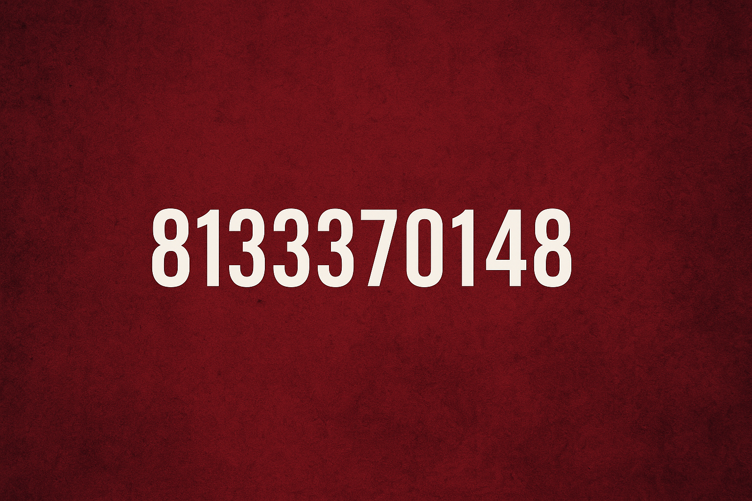 8133370148